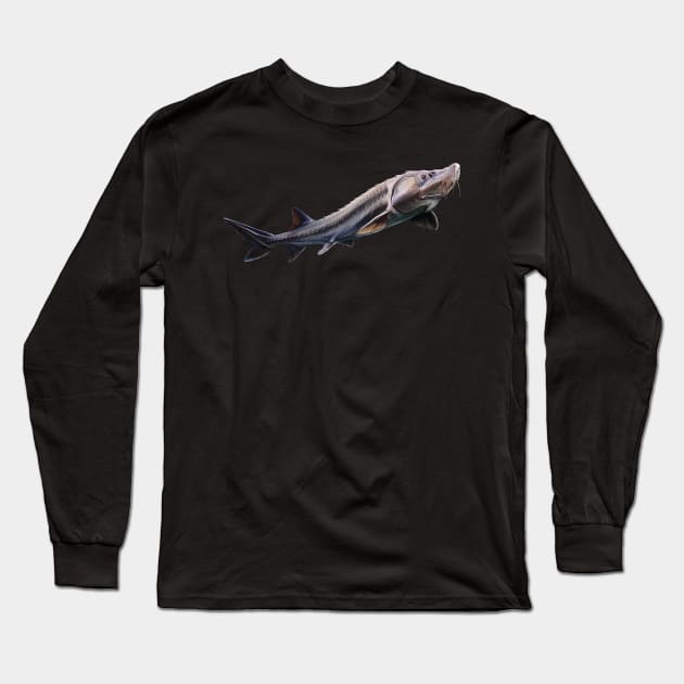 Sturgeon Long Sleeve T-Shirt by Sandarmi